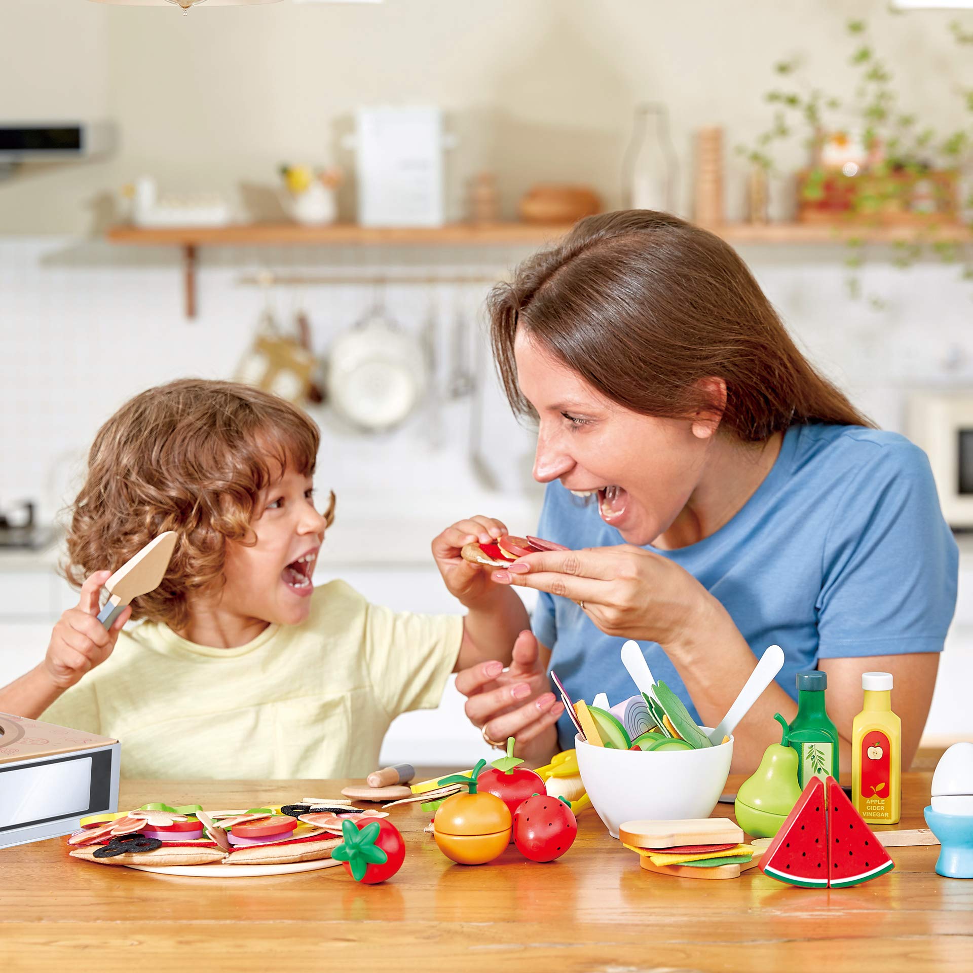 Foto 6 pulgar | Set De Juego Para Pizza Hape Perfect Pizza De Madera, 29 Unidades, Niños Mayores De 3 Años - Venta Internacional.