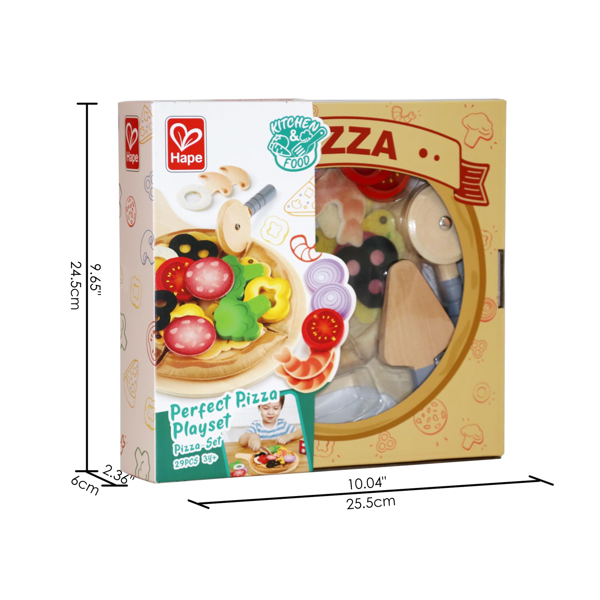 Foto 8 pulgar | Set De Juego Para Pizza Hape Perfect Pizza De Madera, 29 Unidades, Niños Mayores De 3 Años - Venta Internacional.
