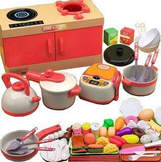 Foto 1 | Set De Cocina Xtellar Con 70 Piezas De Juguete: Utensilios Y Alimentos Con Luces Para Niños