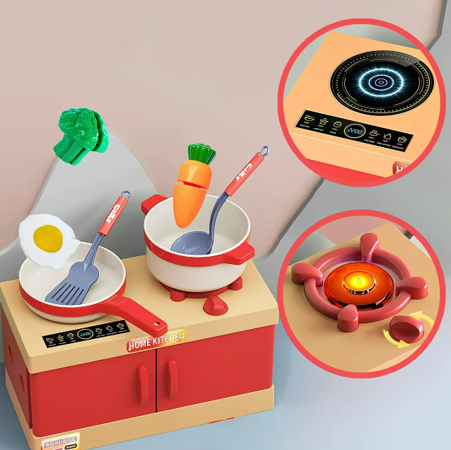 Foto 4 pulgar | Set De Cocina Xtellar Con 70 Piezas De Juguete: Utensilios Y Alimentos Con Luces Para Niños