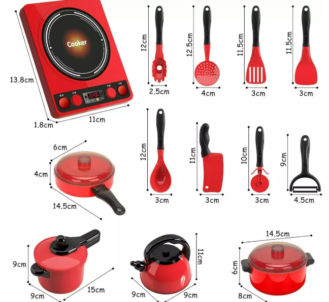Foto 3 pulgar | Set Deluxe Xtellar De Cocina Infantil De 82 Piezas – Juego Realista Y Educativo Para Niños