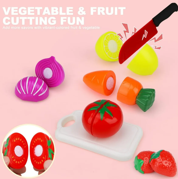Foto 5 pulgar | Set Deluxe Xtellar De Cocina Infantil De 82 Piezas – Juego Realista Y Educativo Para Niños