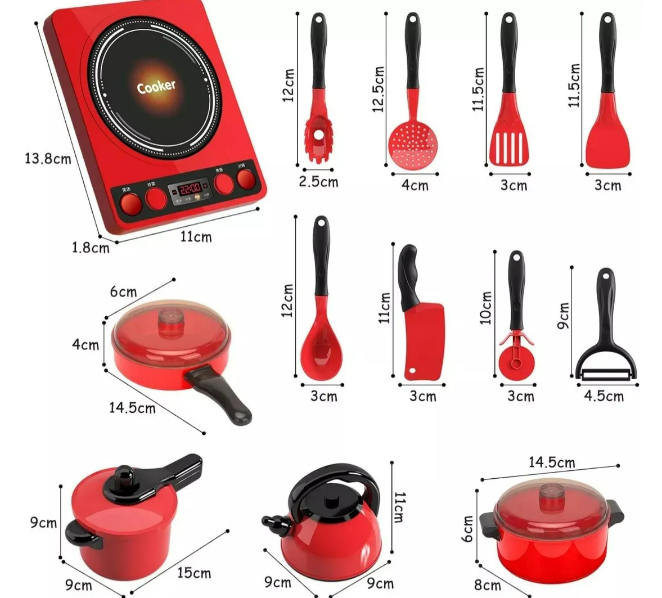 Foto 4 pulgar | Xtellar Set Aprende Y Juega: 82 Piezas De Cocina Para Niños - Juguete Educativo E Interactivo