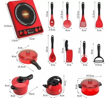 Foto 3 | Xtellar Set Aprende Y Juega: 82 Piezas De Cocina Para Niños - Juguete Educativo E Interactivo