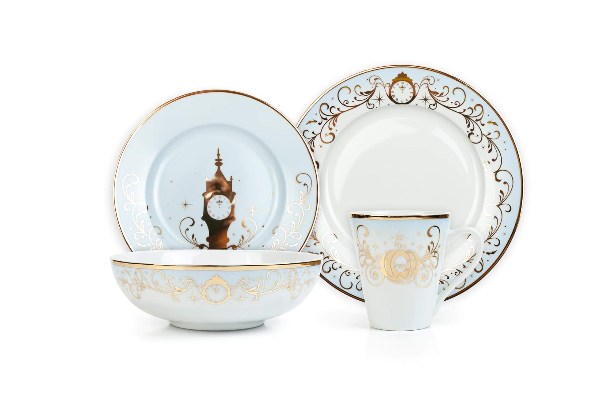 Foto 4 pulgar | Set De Vajilla Hengulus Disney Collection 1 Cinderella Aladdin - Venta Internacional.