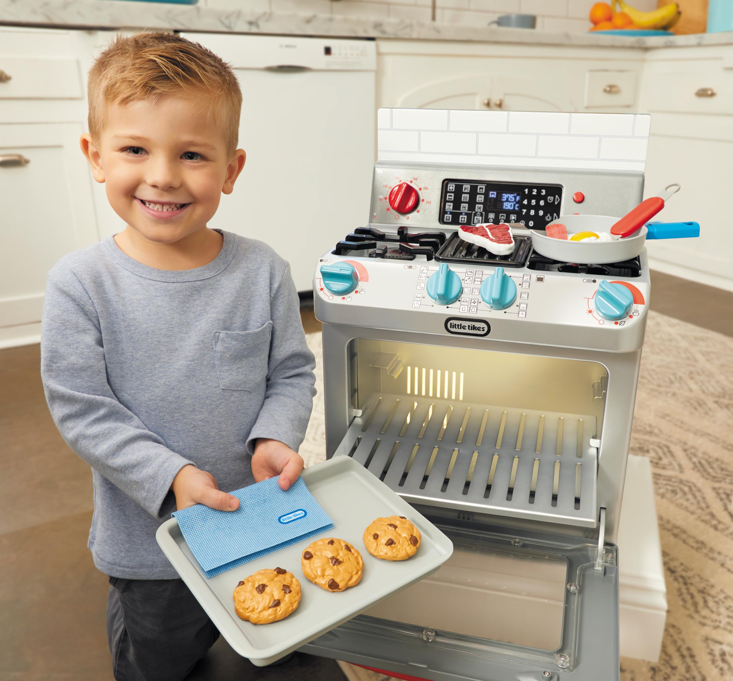 Foto 4 | Primer Horno Pretend Play Appliance Little Tikes Con 11 Accesorios - Venta Internacional.