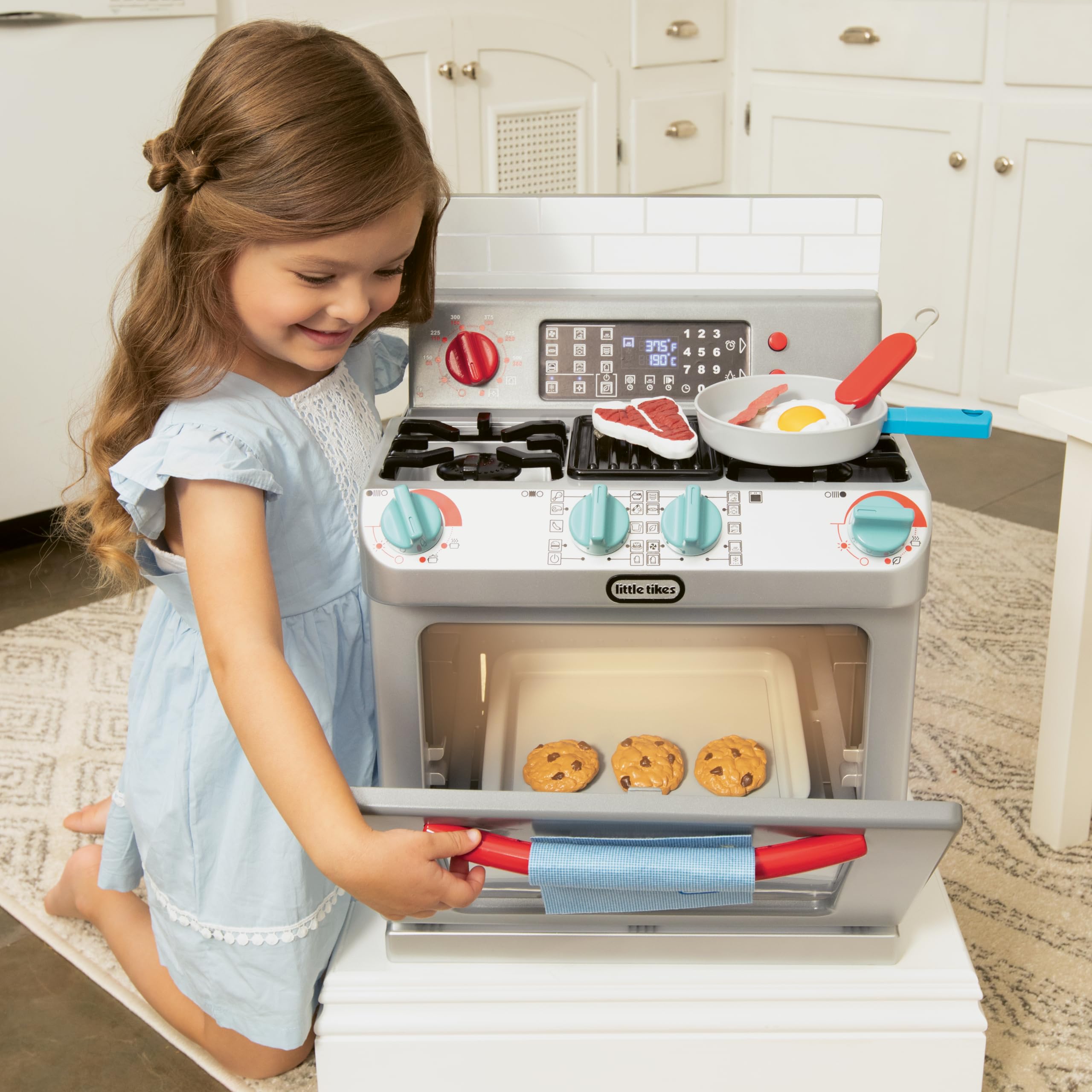 Foto 5 | Primer Horno Pretend Play Appliance Little Tikes Con 11 Accesorios - Venta Internacional.