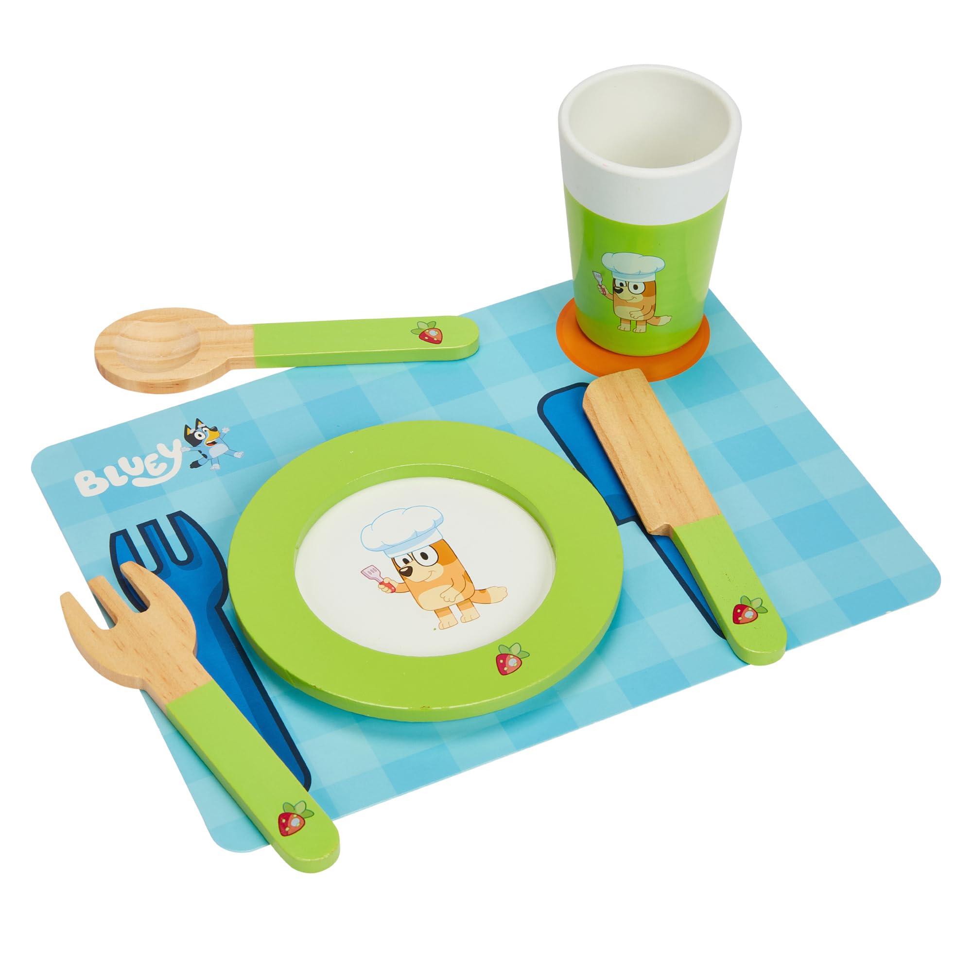 Foto 3 | Juego De Juguetes Bluey Dine In Con Bluey 32 Piezas De Madera Para Más De 3 Años - Venta Internacional.