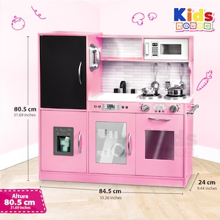 Foto 6 | Kids House Cocina Urban Pink Kitchen: Encantadora Cocina De Juguete De Maderapara Niñas, Fomenta La Creatividad