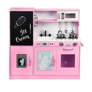 Foto 8 | Kids House Cocina Urban Pink Kitchen: Encantadora Cocina De Juguete De Maderapara Niñas, Fomenta La Creatividad