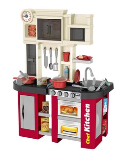 Foto 1 | Pingüe Role Play | Set A Escala De Cocina De Juguete Para Niños Y Niñas Con Luces Y Sonidos Y Más De 58 Piezas.
