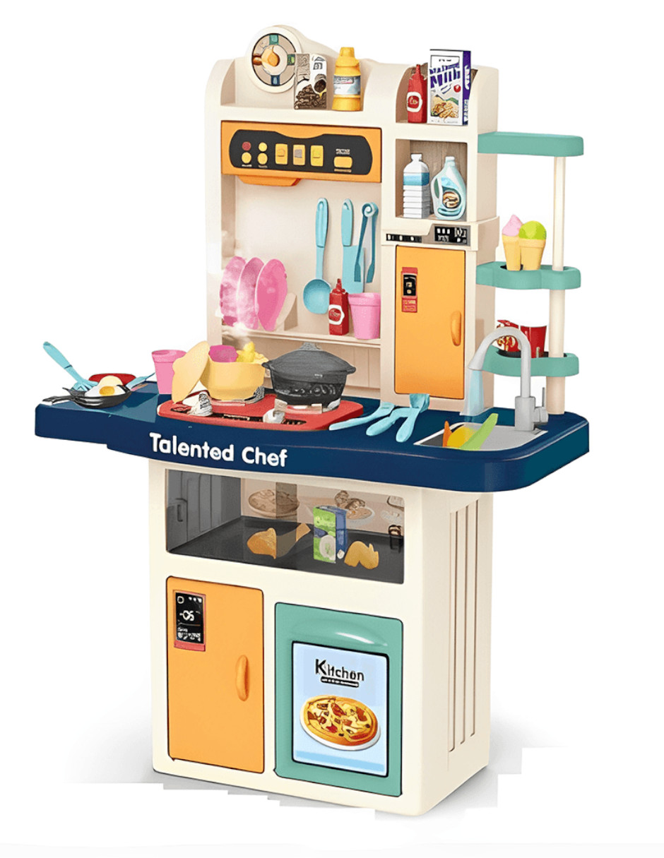 Foto 1 | Pingüe  Role Play | Set A Escala De Cocina De Juguete Para Niños Y Niñas Con Luces  Sonidos Y Más De 74 Piezas. |