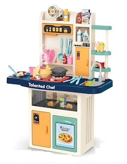 Foto 1 | Pingüe Role Play | Set A Escala De Cocina De Juguete Para Niños Y Niñas Con Luces Sonidos Y Más De 74 Piezas. |