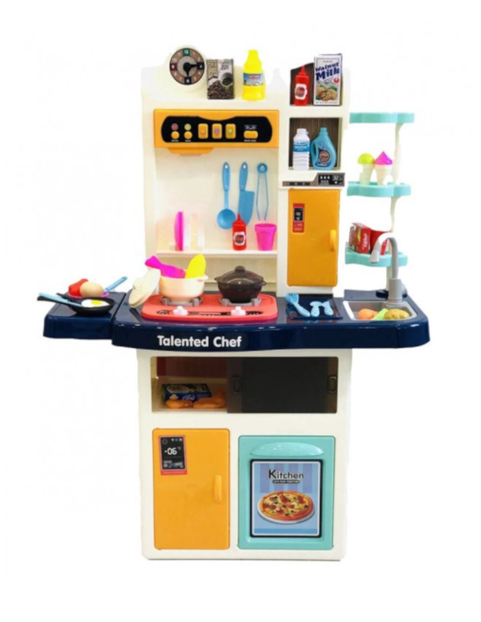 Foto 4 pulgar | Pingüe  Role Play | Set A Escala De Cocina De Juguete Para Niños Y Niñas Con Luces  Sonidos Y Más De 74 Piezas. |