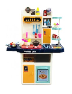 Foto 3 | Pingüe Role Play | Set A Escala De Cocina De Juguete Para Niños Y Niñas Con Luces Sonidos Y Más De 74 Piezas. |
