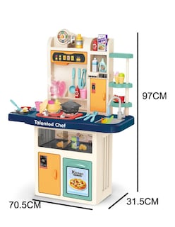 Foto 5 | Pingüe Role Play | Set A Escala De Cocina De Juguete Para Niños Y Niñas Con Luces Sonidos Y Más De 74 Piezas. |