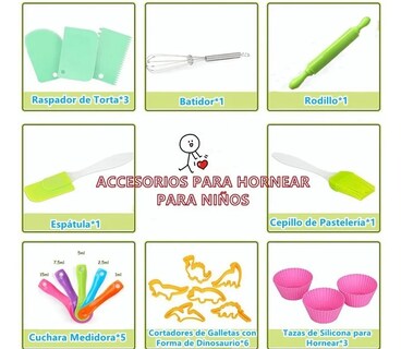 Foto 3 | Juego de Repostería Malubero para Niños con 25 piezas