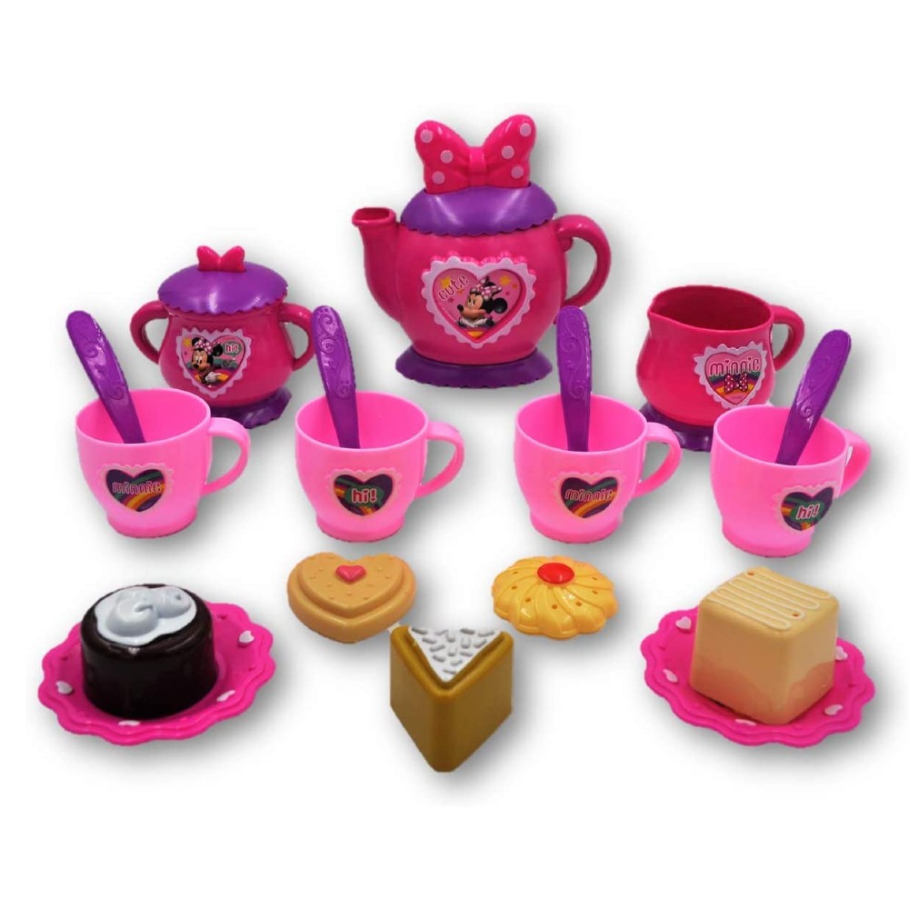 Juego De Té Minnie Mouse 18 Pzas