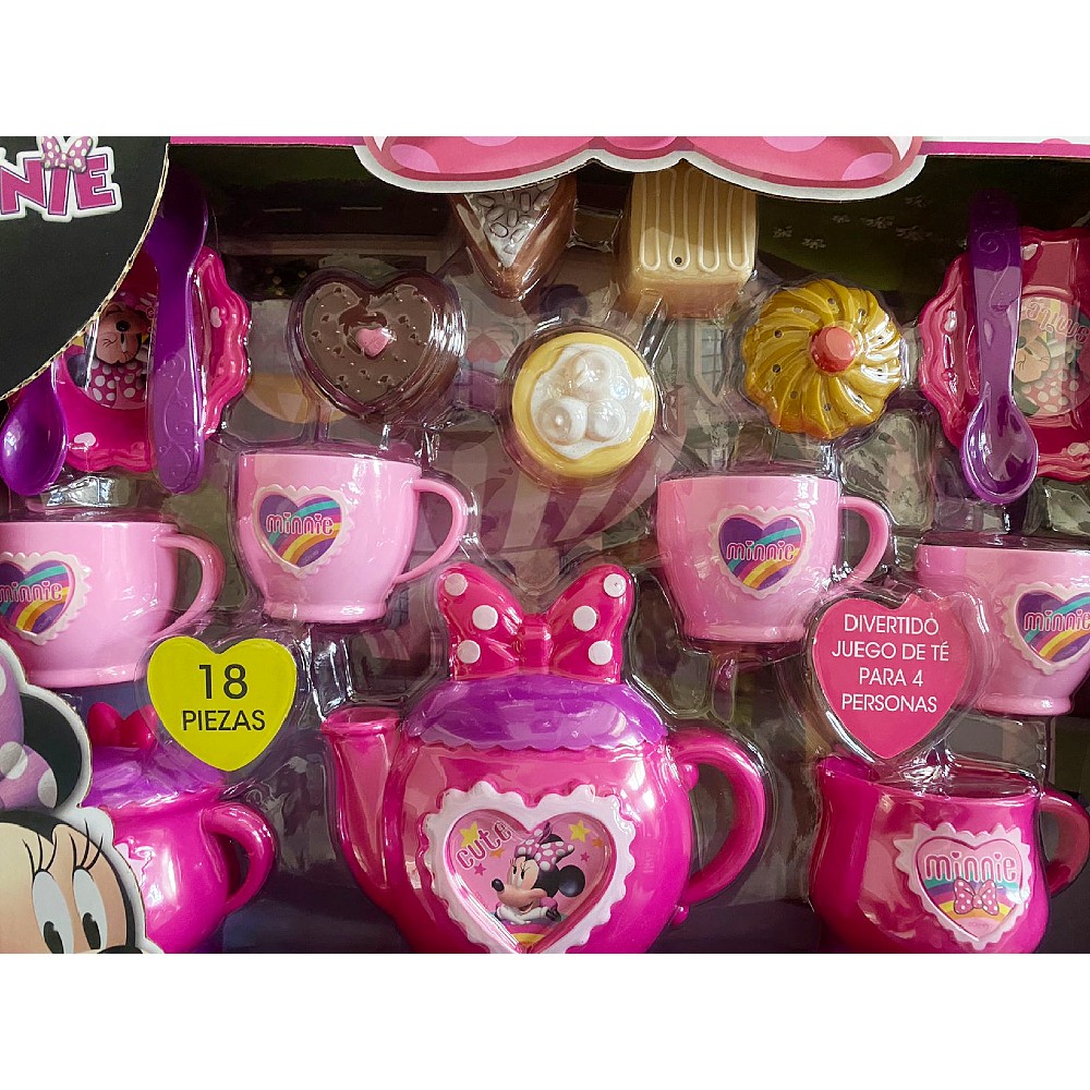 Foto 4 pulgar | Juego De Té Minnie Mouse 18 Pzas