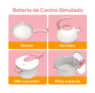Foto 4 | Juguetes de Cocina para Niños Utensilios + Sonido 55 Piezas