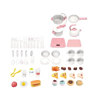 Foto 1 | Kit de Juguetes de Cocina para Niña Utensilios con Sonido 55 Piezas