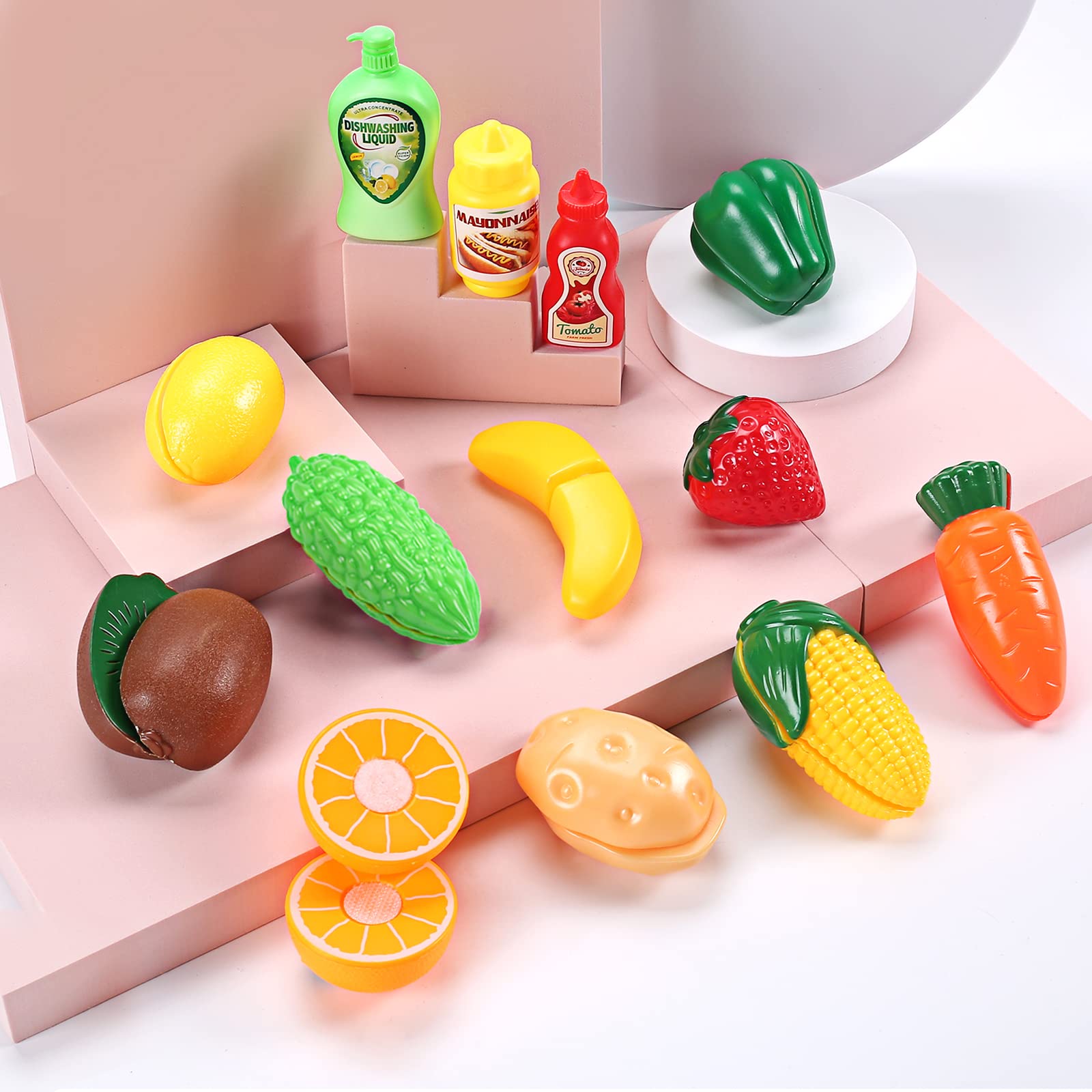 Foto 6 pulgar | Venta Internacional - Fregadero de Juguete Cambia de Color con Agua + Accesorios
