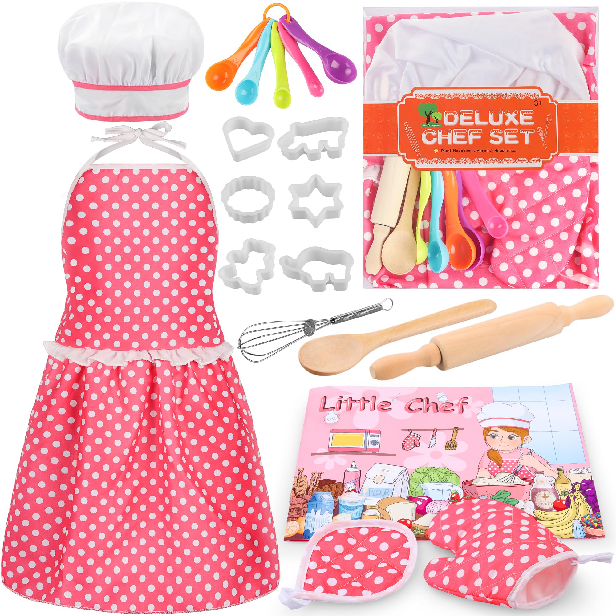 Foto 2 pulgar | Venta Internacional - Set De Cocina Y Repostería Para Niños, Disfraz De Chef, 19 Unidades, Kkones