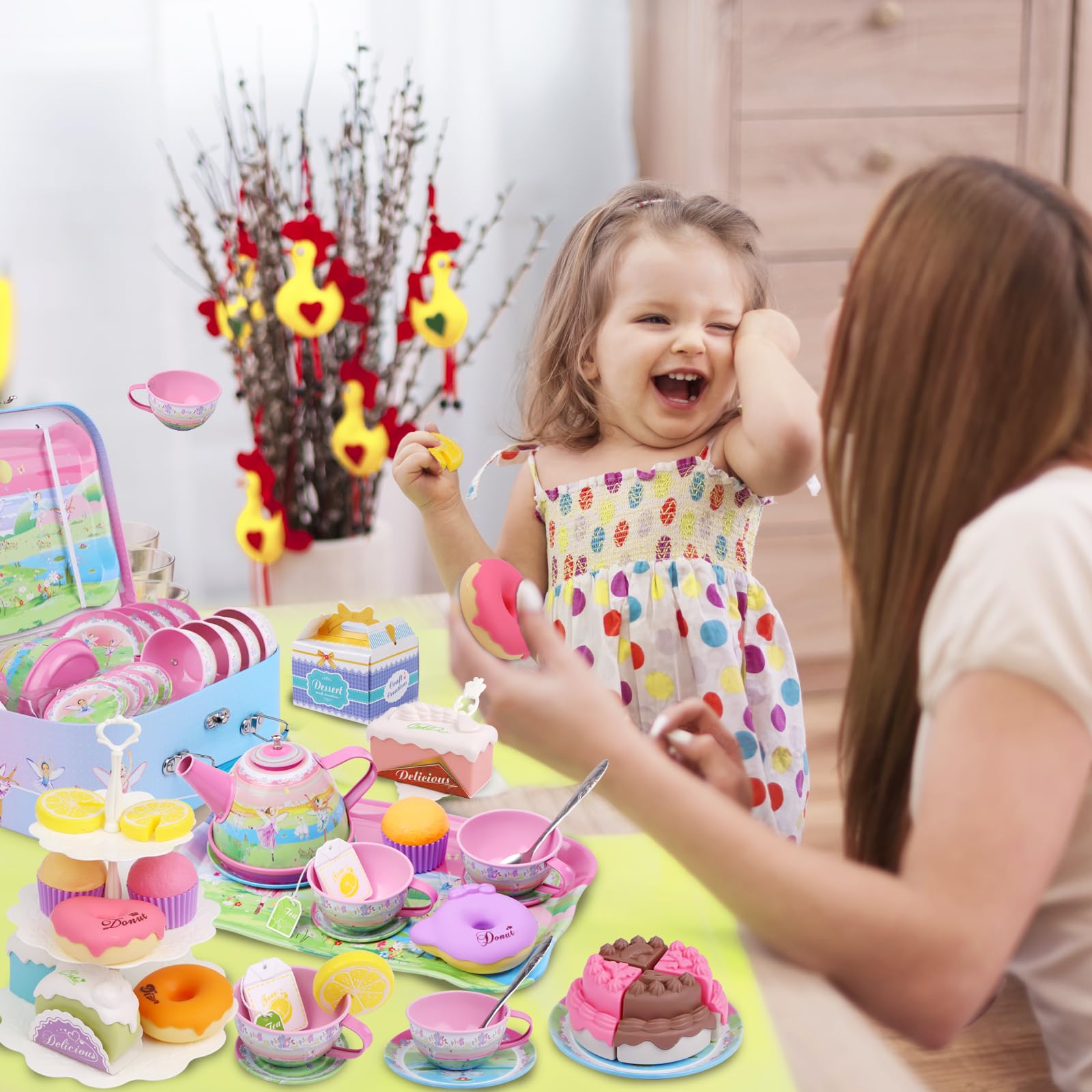 Foto 9 pulgar | Venta Internacional - Juego De Té Pre-world Princess Tea Party, 50 Unidades, Para Niños De 3 A 6 Años