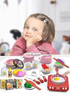 Foto 3 | Venta Internacional - Accesorios para Juguetes de Cocina 34 Piezas