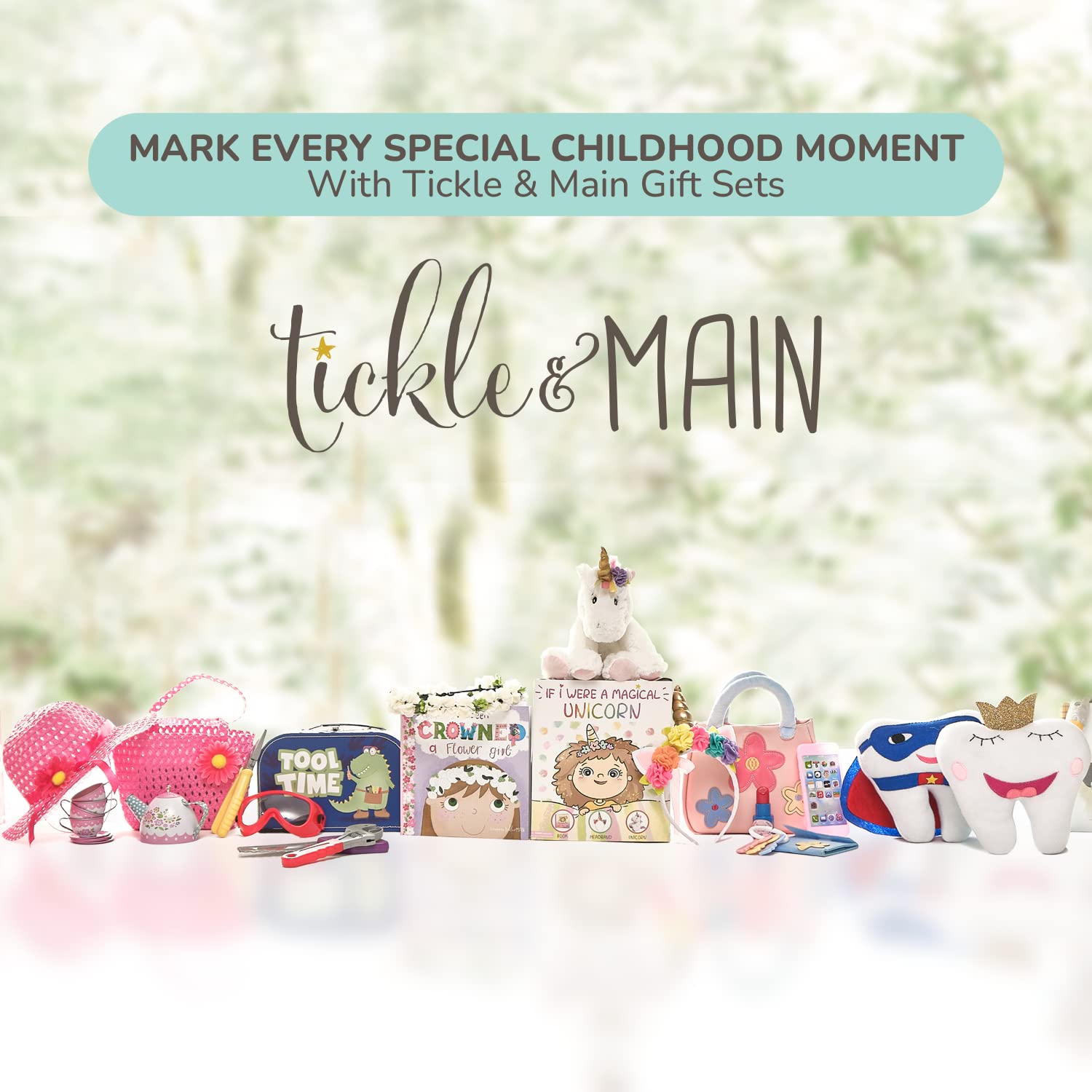 Foto 7 | Juego de Té Tickle & Main Rainbow de Unicornio-Venta Internacional