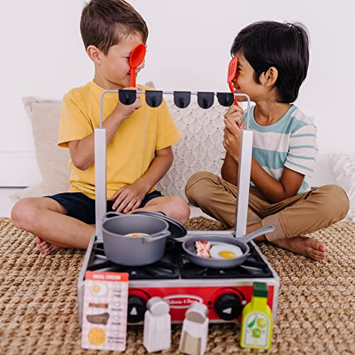 Foto 4 | Estufa de Madera Deluxe de Juguete Melissa & Doug - Venta Internacional