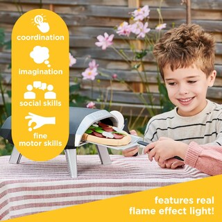 Foto 3 | Horno Para Pizza De Juguete Casdon Ooni Koda Con Luz Real Con Efecto De Llama - Venta Internacional.