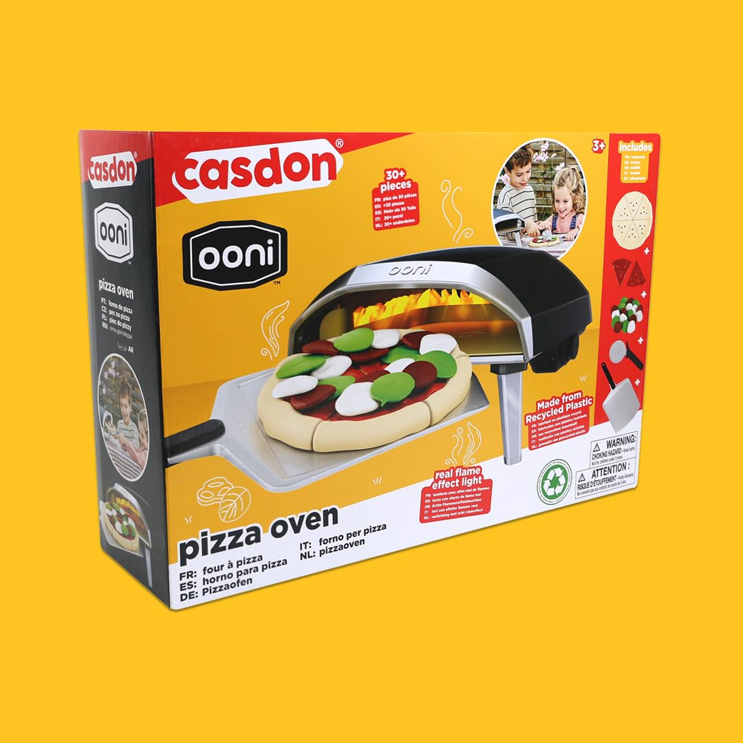 Foto 7 | Horno Para Pizza De Juguete Casdon Ooni Koda Con Luz Real Con Efecto De Llama - Venta Internacional.
