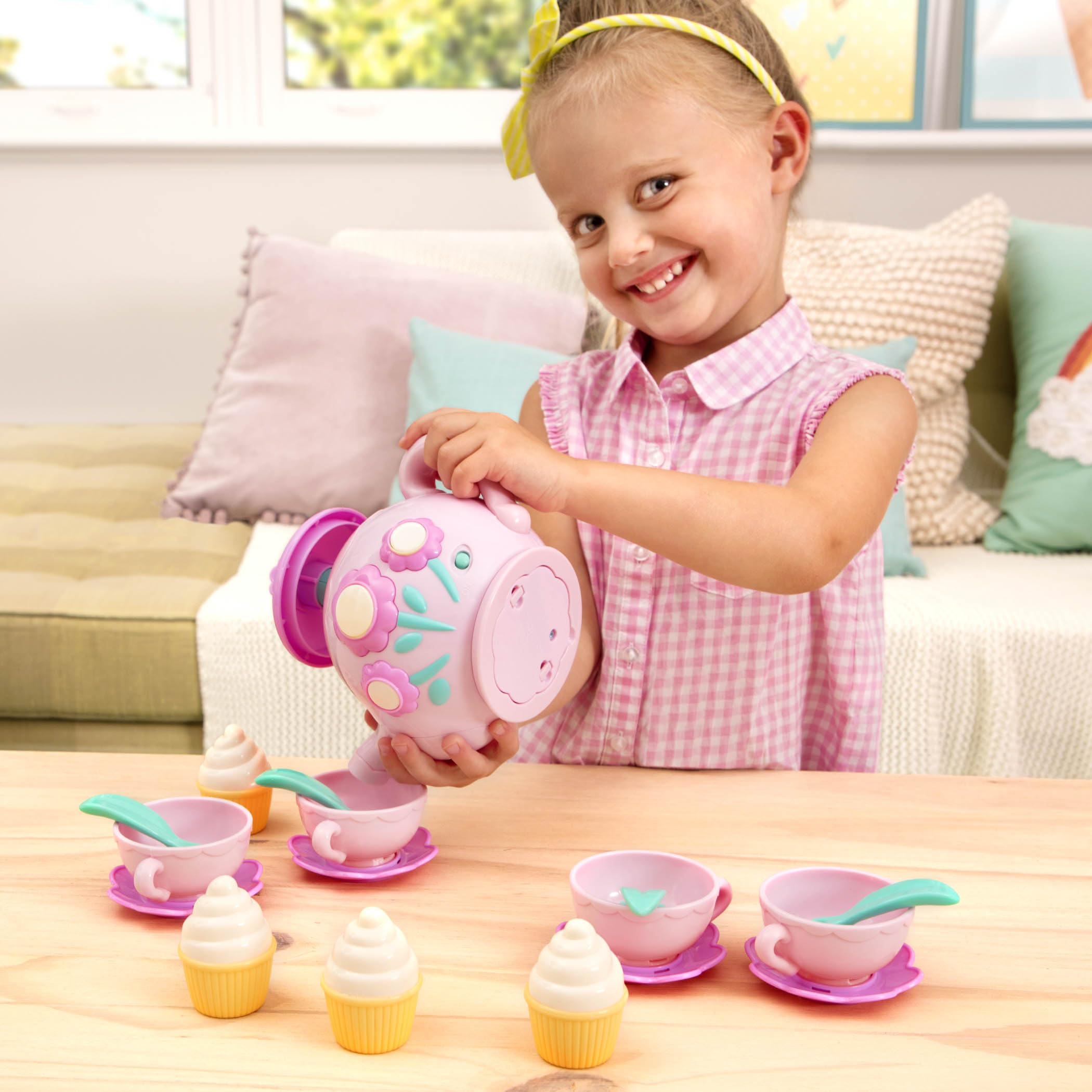 Foto 2 | Juego De Té Battat Play Circle, Tetera Para Cantar, De 3 Años O Más, 17 Unidades - Venta Internacional.