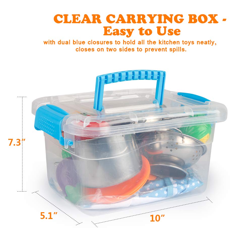 Foto 8 pulgar | Juego De Ollas Y Sartenes Play Kitchen Accessories D-fantix - Venta Internacional.