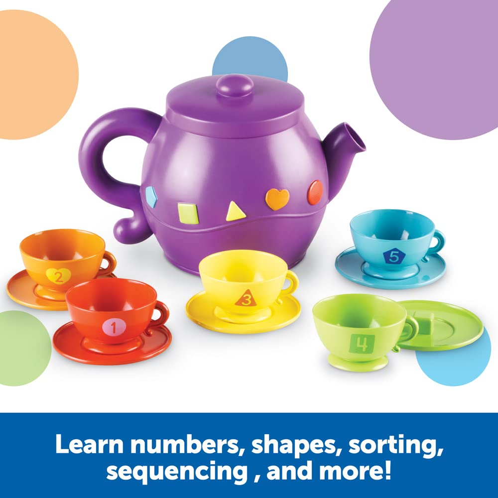 Foto 3 pulgar | Set De Té Learning Resources Serving Shapes, 11 Piezas, Más De 2 Años - Venta Internacional.
