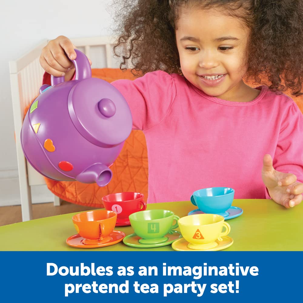 Foto 5 pulgar | Set De Té Learning Resources Serving Shapes, 11 Piezas, Más De 2 Años - Venta Internacional.