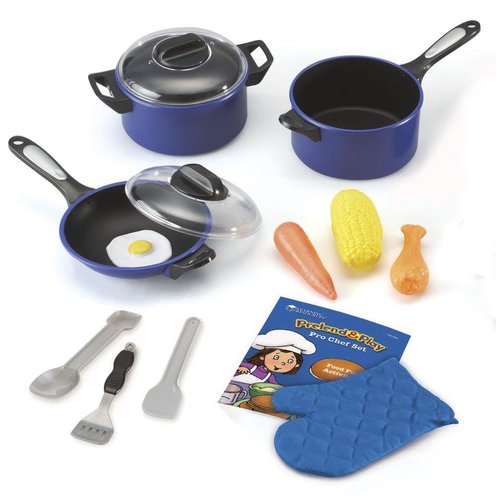 Foto 2 pulgar | Set Pretend & Play Pro Chef De Kitchen Toys Learning Resources - Venta Internacional.