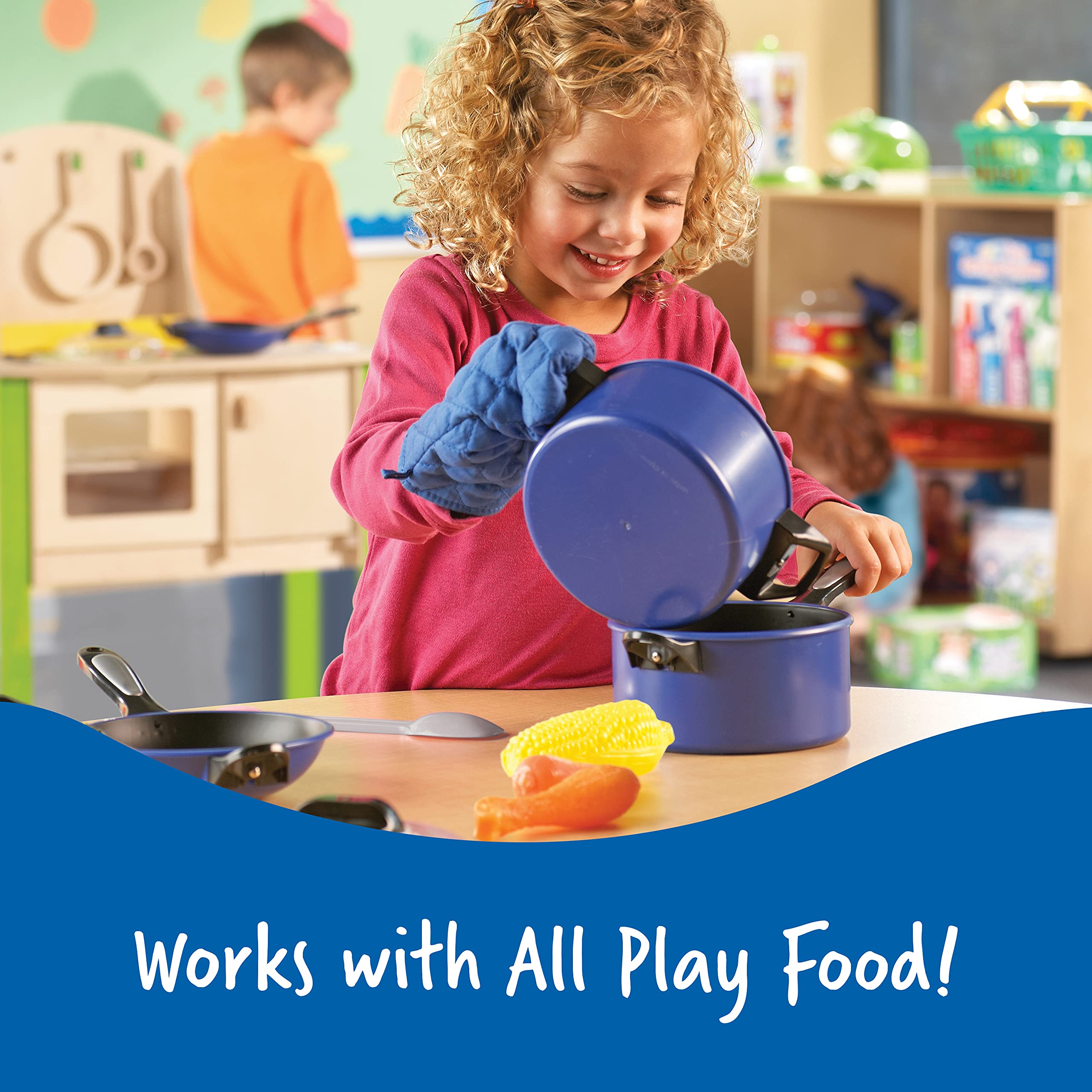 Foto 6 pulgar | Set Pretend & Play Pro Chef De Kitchen Toys Learning Resources - Venta Internacional.