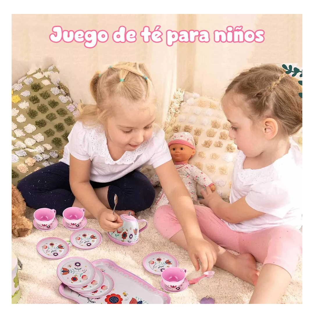 Foto 4 pulgar | Juguete de Cocina Juego de Te