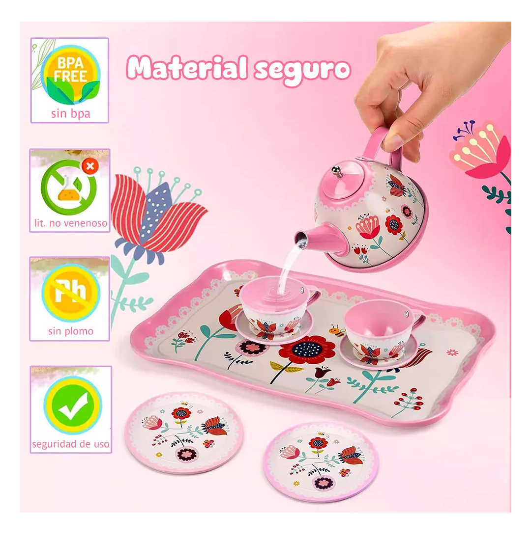 Foto 5 pulgar | Juguete de Cocina Juego de Te
