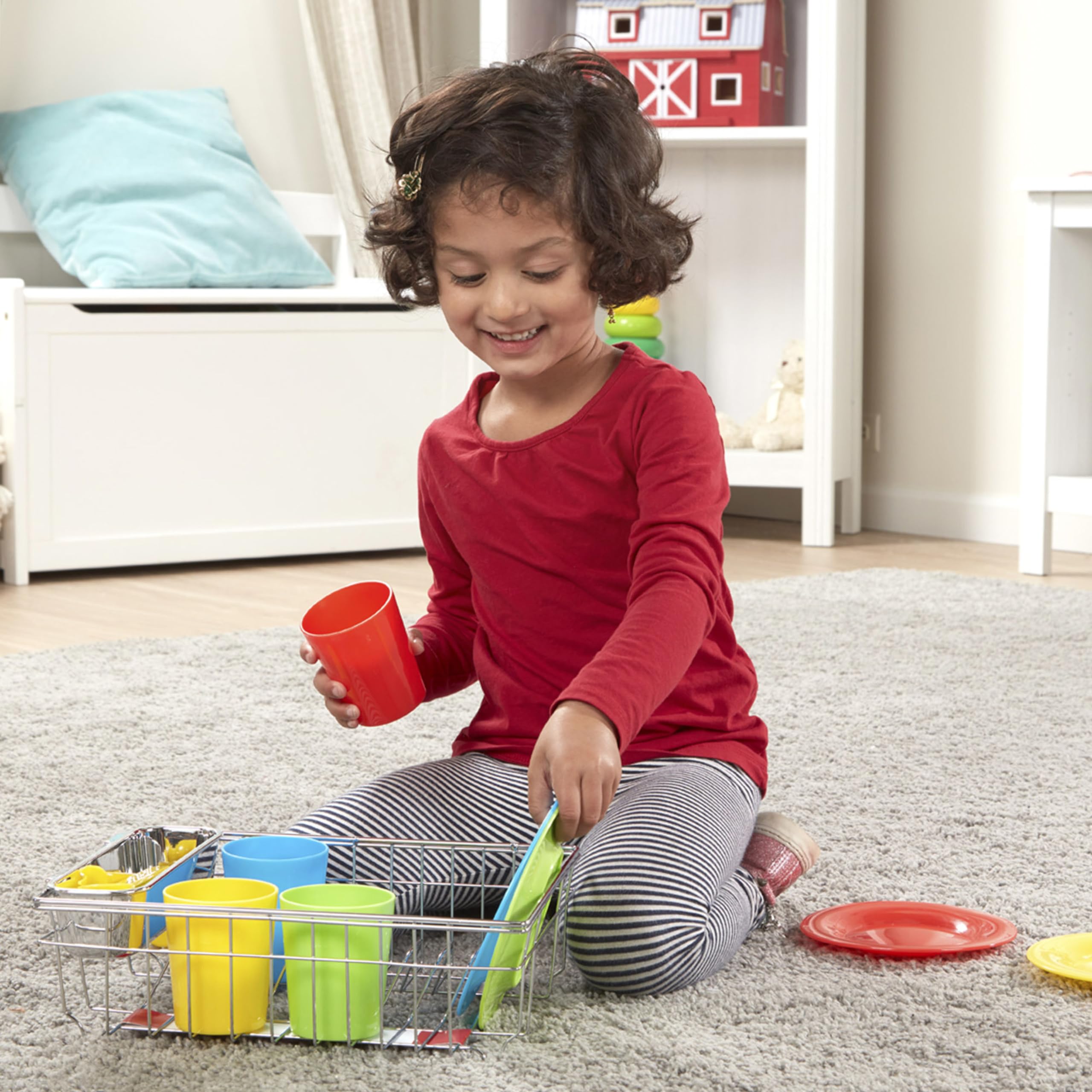 Foto 3 pulgar | Juego de Platos de Juguete Melissa & Doug Multicolor 24 Piezas - Venta Internacional