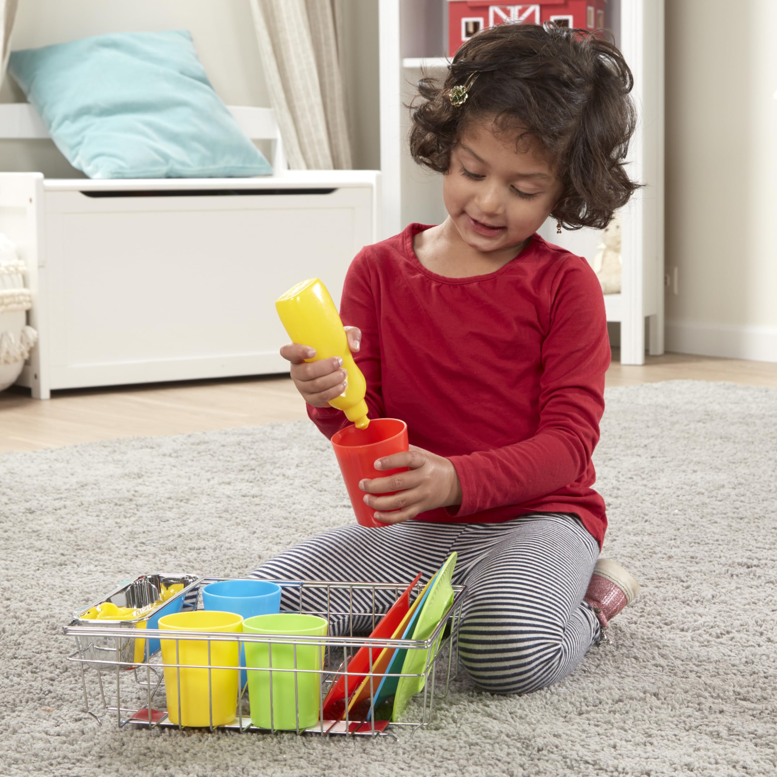 Foto 6 pulgar | Juego de Platos de Juguete Melissa & Doug Multicolor 24 Piezas - Venta Internacional