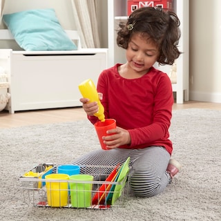 Foto 5 | Juego de Platos de Juguete Melissa & Doug Multicolor 24 Piezas - Venta Internacional