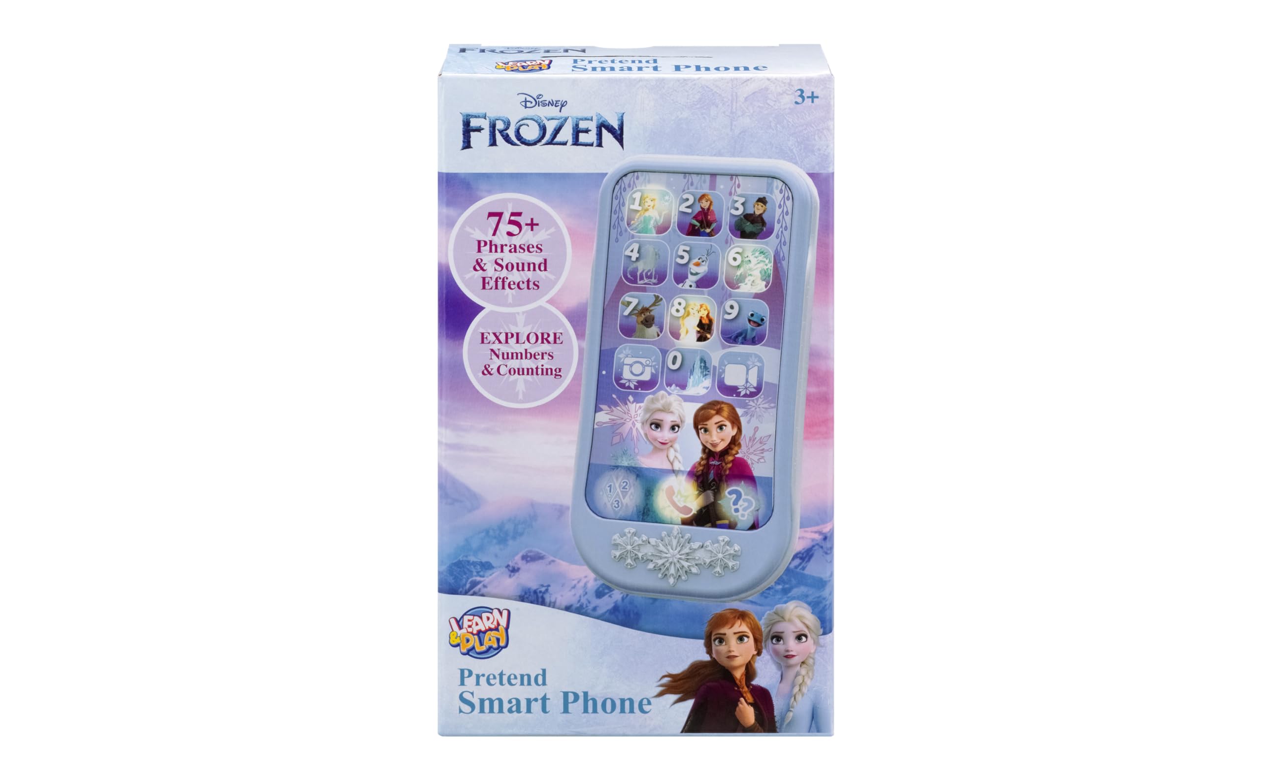 Foto 7 pulgar | Toy Phone Ekids Disney Frozen Para Niños Con Actividades De Aprendizaje - Venta Internacional.