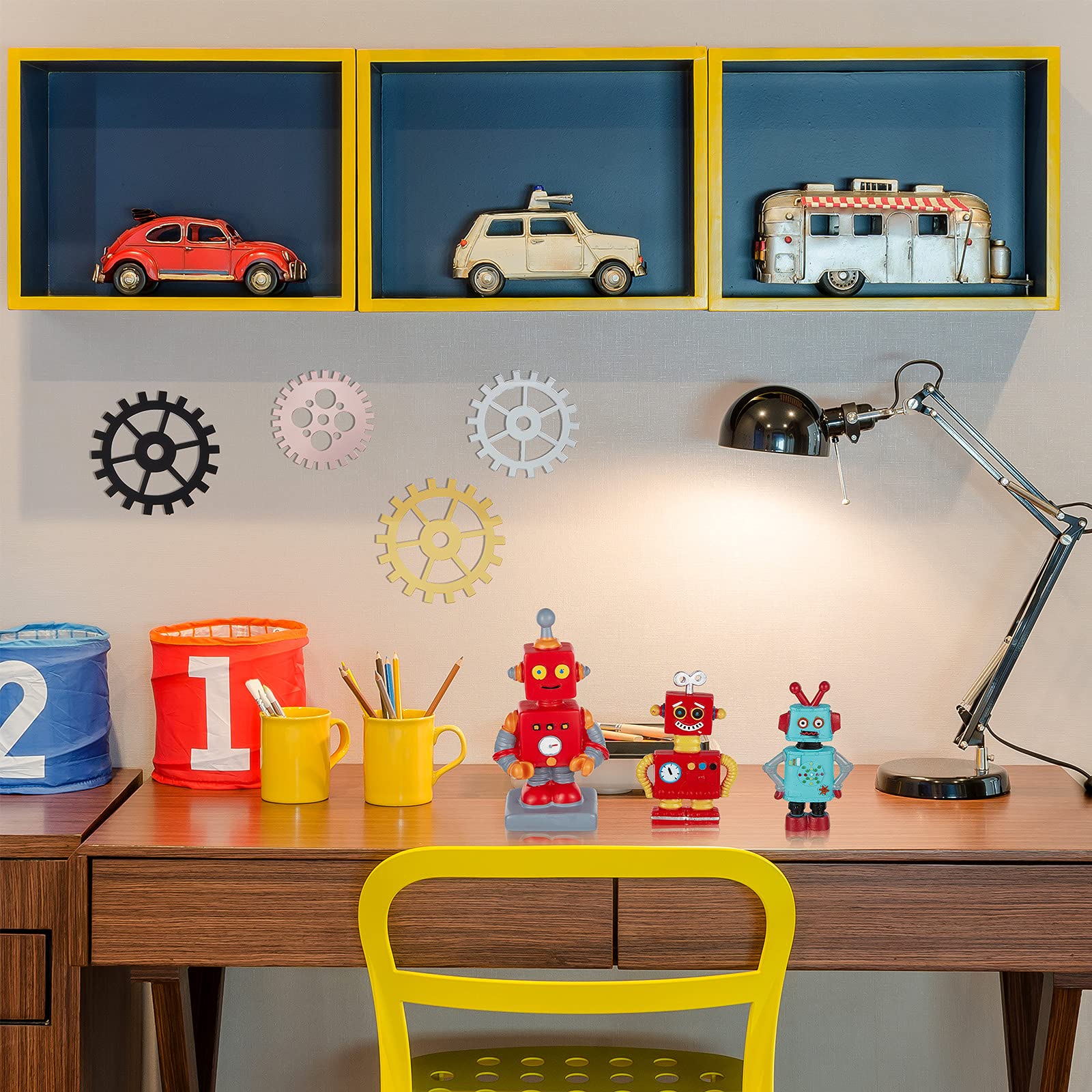 Foto 6 | Adornos Para Tartas Jetec Robot, 11 Piezas, Para Fiesta De Cumpleaños De Niños - Venta Internacional.