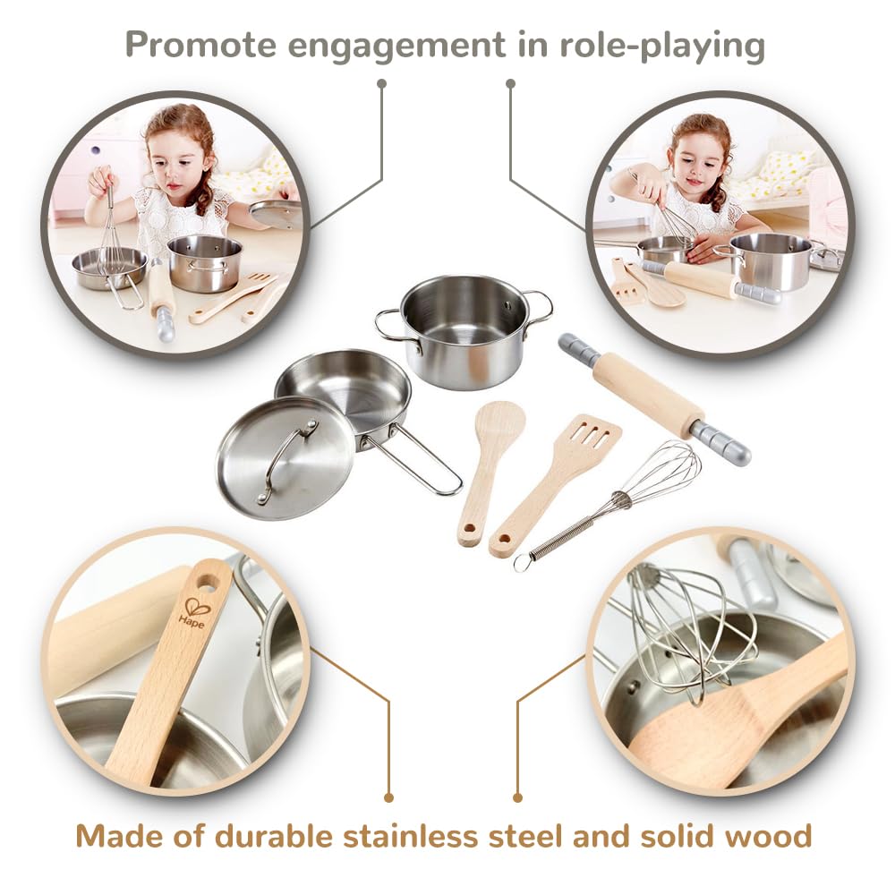 Foto 7 | Set De Cocina Playset Hape Playfully Delicious Chef's - Venta Internacional.