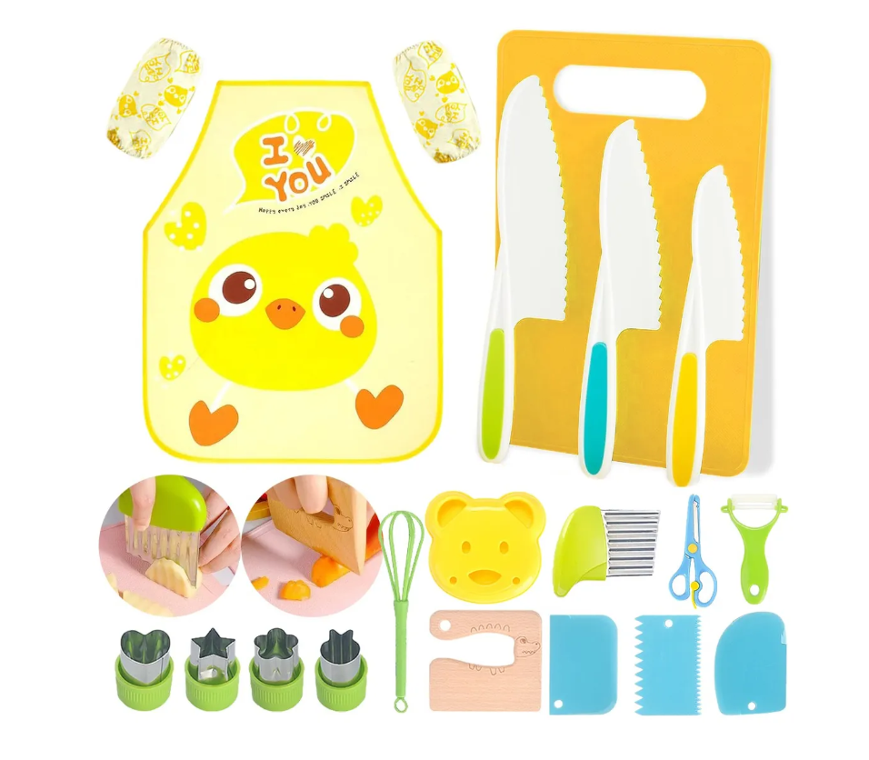 Foto 2 pulgar | Juego Xtellar De Cuchillos Seguros Para Cocinar Juguete Para Niños