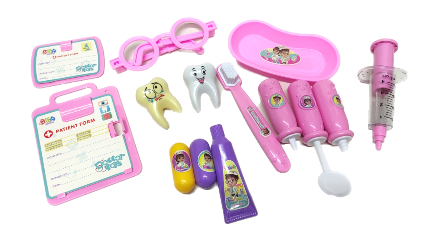 Foto 3 pulgar | Set Medico Dental de Juguete con Accesorios para Niña