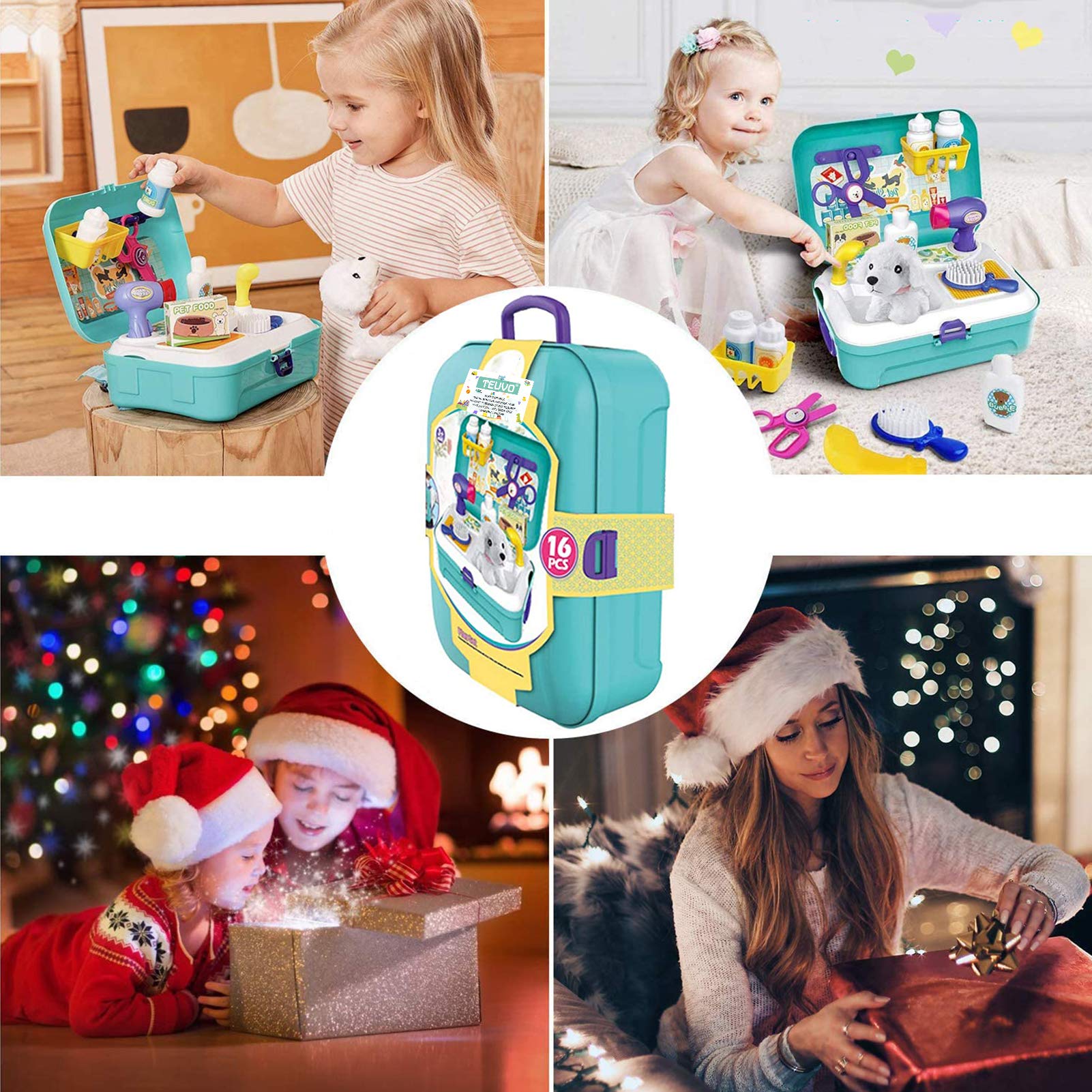 Foto 8 pulgar | Venta Internacional - Set Toy Vet Set Teuvo Pet Care Play Set Doctor Kit Para Niños